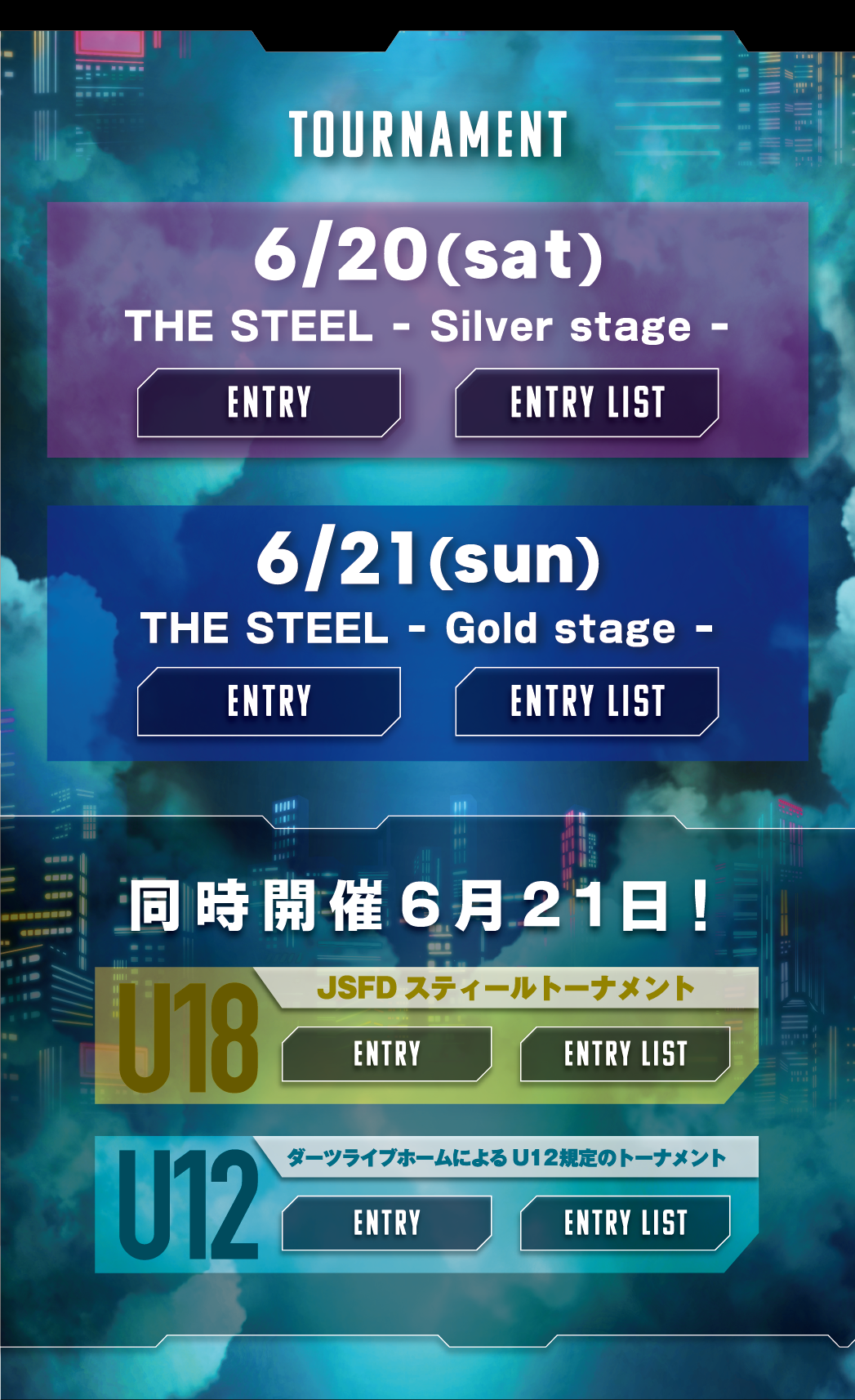 トーナメント情報